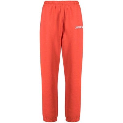 Shop Jacquemus Pants In Red