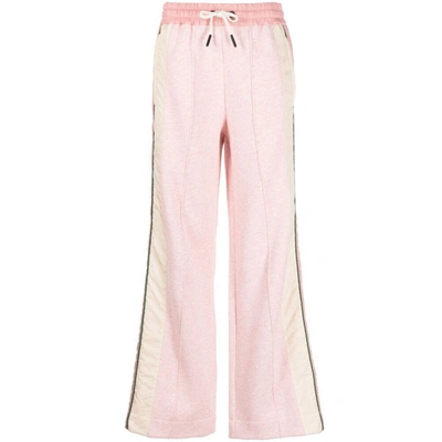 Shop Moncler Grenoble Pants In Pink