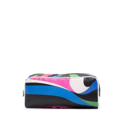 Shop Pucci Small Leather Goods In Blue/pink