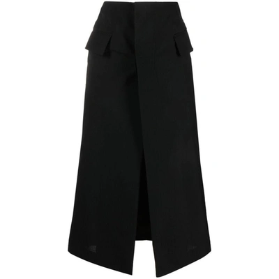 Shop Sacai Skirts In Black