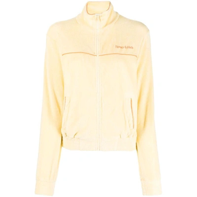 Shop Sporty And Rich Sporty & Rich Outerwears In Yellow