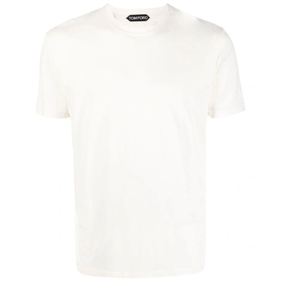 Shop Tom Ford T-shirts In Neutrals