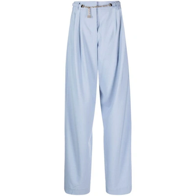 Shop Zimmermann Pants In Blue