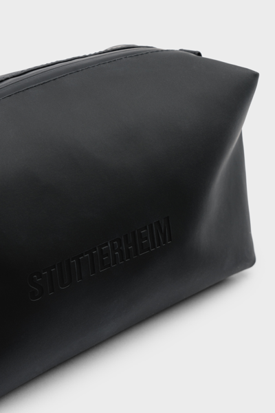Stutterheim Container Large Wash Bag In Black