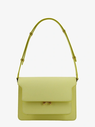 Shop Marni Trunk Bag In Yellow