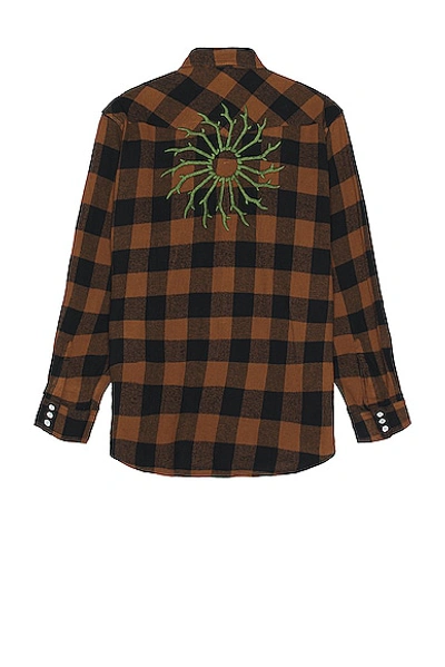 Shop South2 West8 Western Shirt In Black & Brown