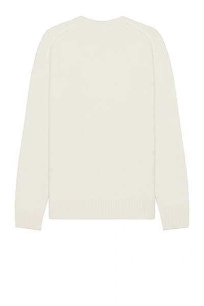 Shop Frame Cashmere Sweater In Cream