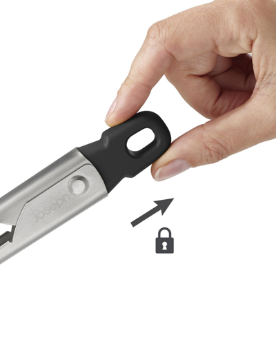 Joseph Joseph Elevate Fusion Set Of 2 Silicone Tongs With Integrated Tool Rests In Gray