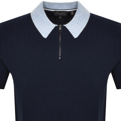 Shop Ted Baker Arwick Polo T Shirt Navy