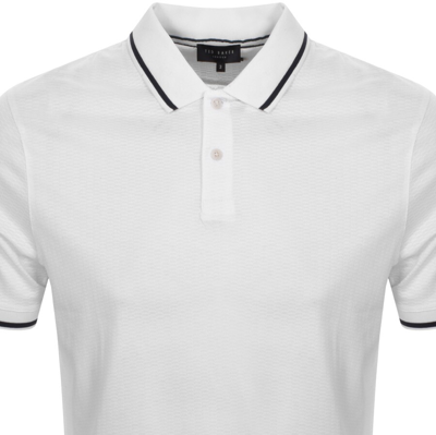 Shop Ted Baker Erwen Polo Shirt White