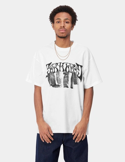 Shop Carhartt -wip Pagan T-shirt (organic) In White