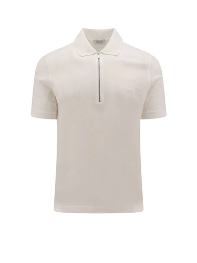 Shop Ferragamo Polo Shirt In White