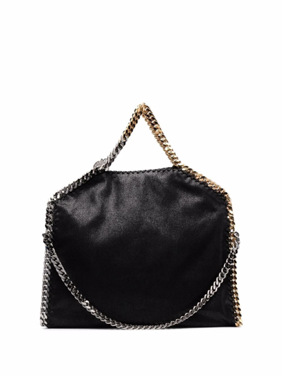 Shop Stella Mccartney Falabella 3 Chain Bag In Black  