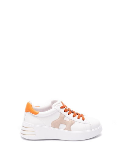 Shop Hogan Rebel H564` Sneakers In White