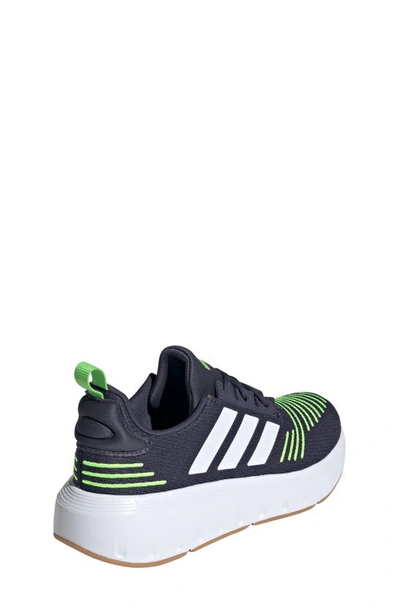 Shop Adidas Originals Kids' Swift Run 23 Sneaker In Shadow Navy/ White/ Lemon