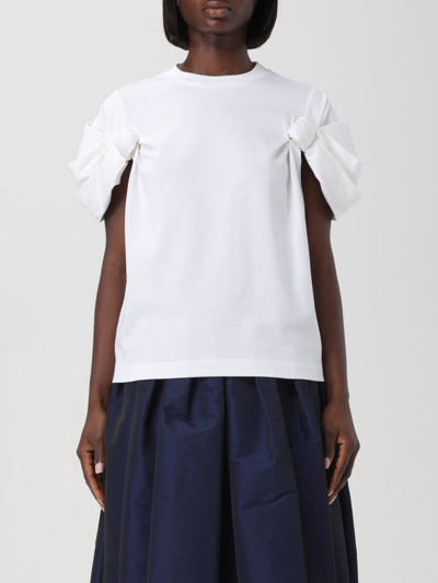 Shop Alexander Mcqueen T-shirt  Woman Color White
