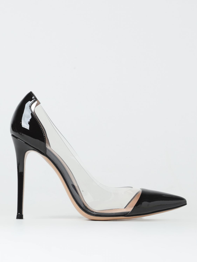 Shop Gianvito Rossi Pumps In Patent Leather And Pvc In Black