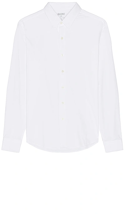 Shop Rhone Commuter Classic Fit Shirt In Bright White