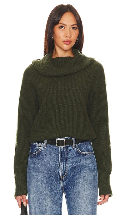 Shop Paige Evonne Sweater In Army Green