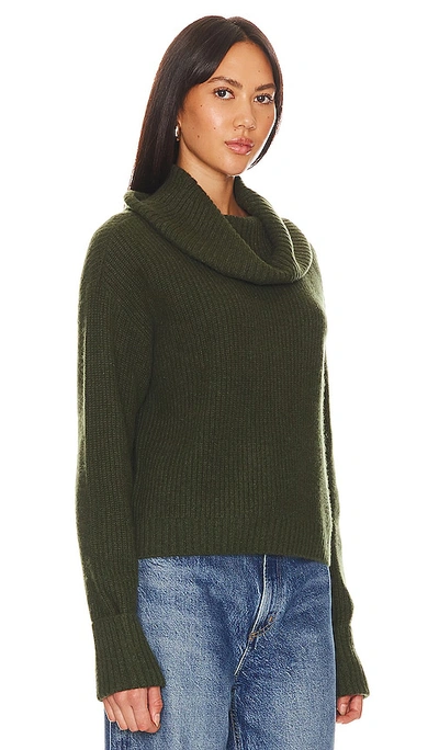 Shop Paige Evonne Sweater In Army Green