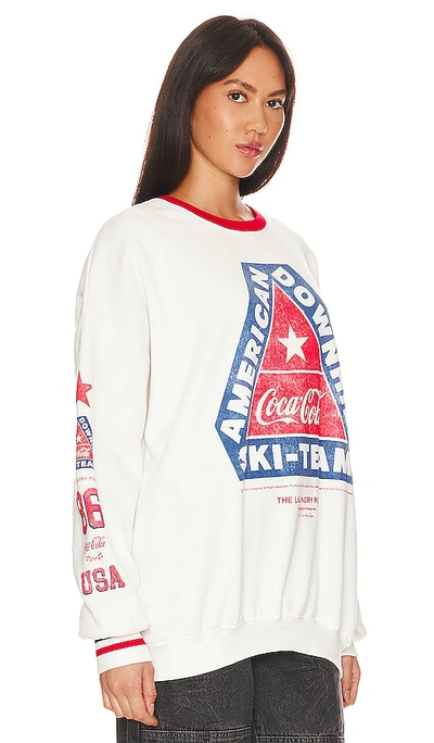 The Laundry Room American Downhill Ski Team Jumper In White  Red  & Blue
