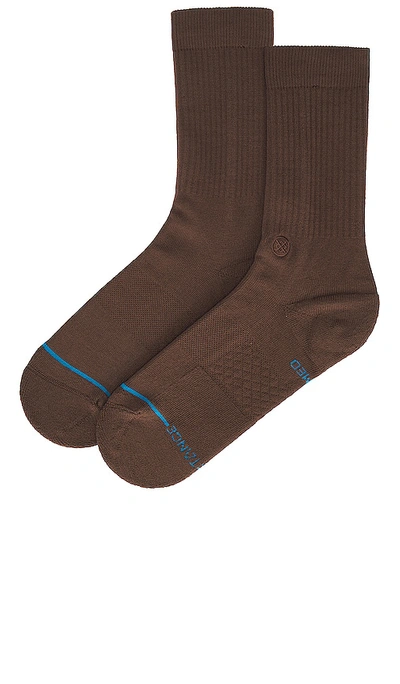 Shop Stance Icon Sock In Brown