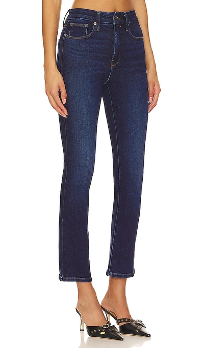Good American Good Classic Bootcut High-rise Stretch-denim Jeans In Indigo572