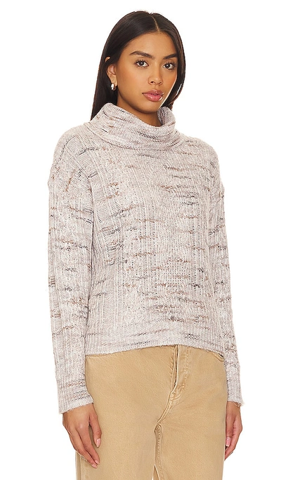 Shop Sanctuary Cozy Mornings Pullover In Light Mineral