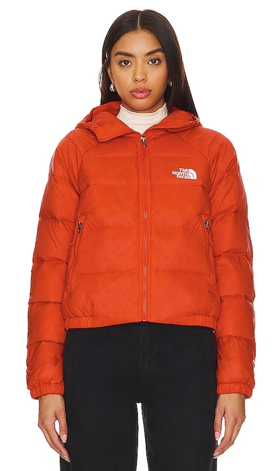 Shop The North Face Hydrenalite Down Hoodie In Fiery Red