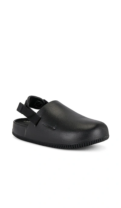 Nike Calm Mule Sneakers In Black
