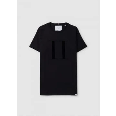 Shop Les Deux Mens Encore T-shirt In Black White
