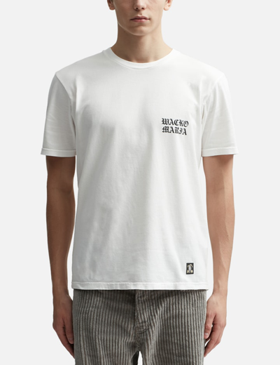 Shop Wacko Maria Tim Lehi Standard Crewneck T-shirt In White