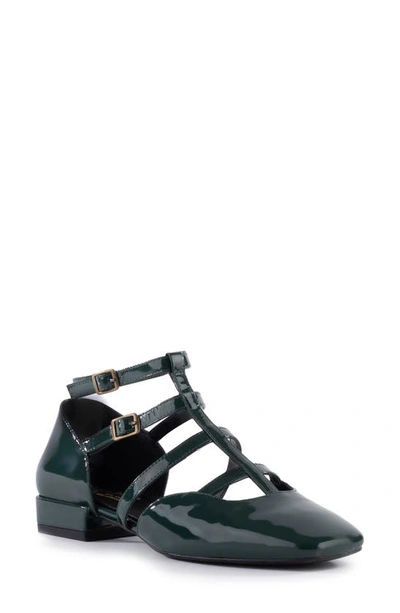 Shop Seychelles Kissing Booth Strappy Flat In Green