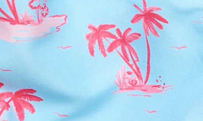 Snapper Rock Kids' Lighthouse Island Two-piece Rashguard Swimsuit In Blue