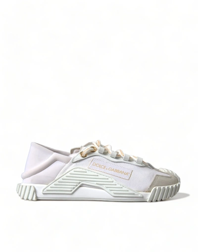 Shop Dolce & Gabbana White Ns1 Low Top Sports Women Sneakers Shoes