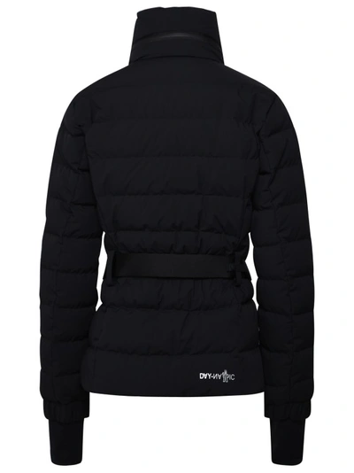 Shop Moncler Bettex Black Technical Poplin Down Jacket