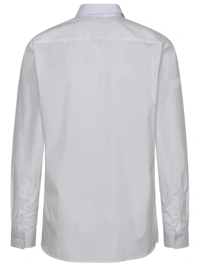 Shop Burberry Sherfield Shirt In White Cotton