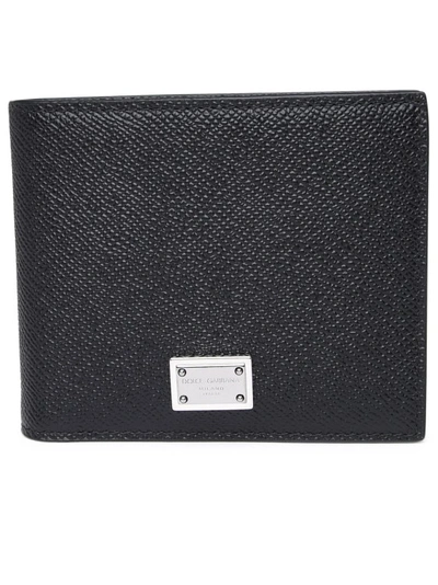 Shop Dolce & Gabbana Dauphine Wallet In Black Leather