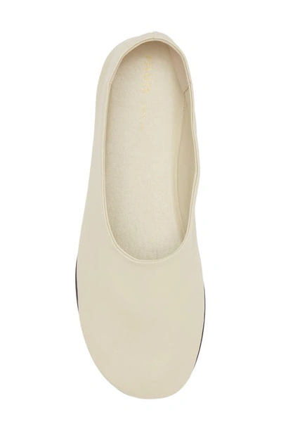 Shop Khaite The Marcy Flat In Off White