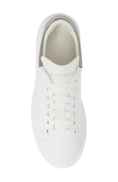 Shop Alexander Mcqueen Oversized Sneaker In White/ Black Pearl