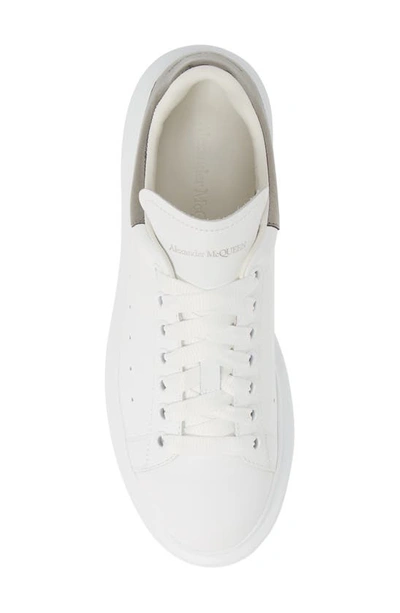 Alexander Mcqueen Oversized Sneaker In White/ Black Pearl