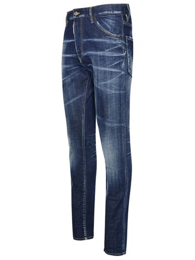 Shop Dsquared2 Cool Guy Blue Cotton Jeans