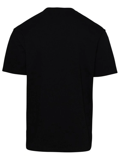 Shop Versace Black Cotton T-shirt
