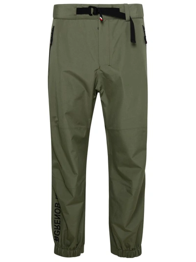 Shop Moncler Green Gore-tex Trousers