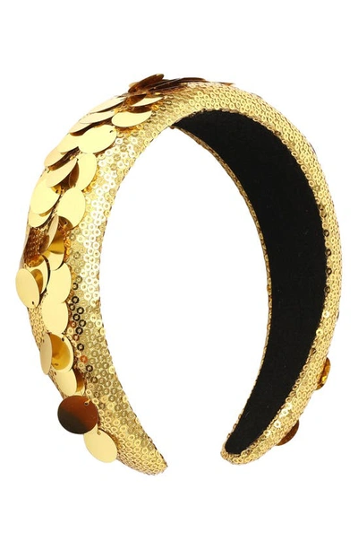Shop Kate Spade Embellished Headband In Gold