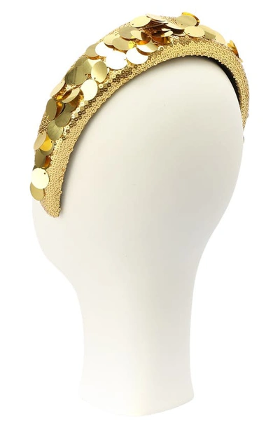 Shop Kate Spade Embellished Headband In Gold