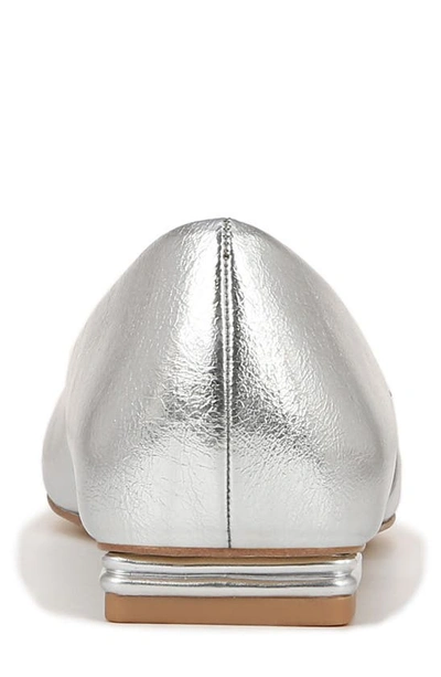Sarto By Franco Sarto Tracy Half D'orsay Flat In Silver