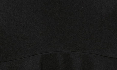 Shop Melloday Handkerchief Hem Mock Neck Dress In Black