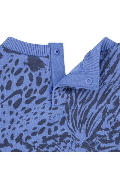 Nike Home Swoosh Home Sweatshirt & Leggings Set In Diffused Blue