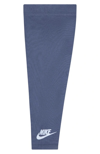 Nike Home Swoosh Home Sweatshirt & Leggings Set In Diffused Blue